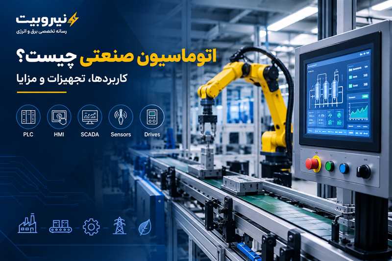  اتوماسیون صنعتی چیست؟ راهنمای جامع کاربردها، تجهیزات و مزایای اتوماسیون صنعتی