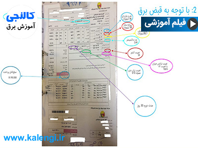 نحوه محاسبه بانک خازنی از روی قبض برق