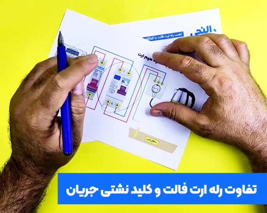 تفاوت رله ارت فالت و کلید نشتی جریان (محافظ جان)