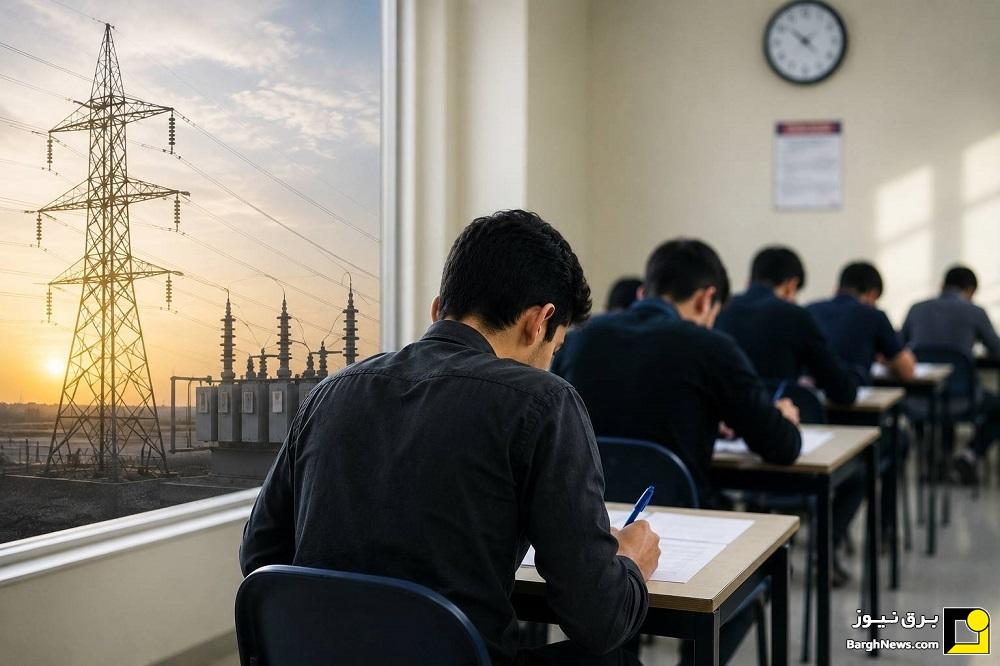 برق تمامی مراکز آزمون کارشناسی ارشد بدون محدودیت تأمین است