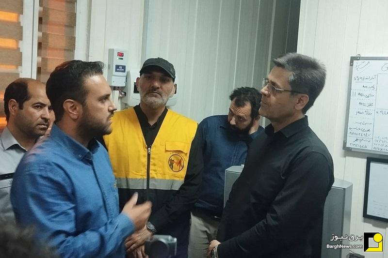 بازدید مدیرعامل شرکت توانیر از پست ۶۳ کیلوولت بنیاد قم