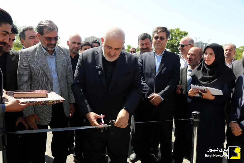 بهره‌برداری از نخستین سامانه ذخیره‌ساز انرژی در مقیاس بزرگ کشور با حضور وزیر نیرو