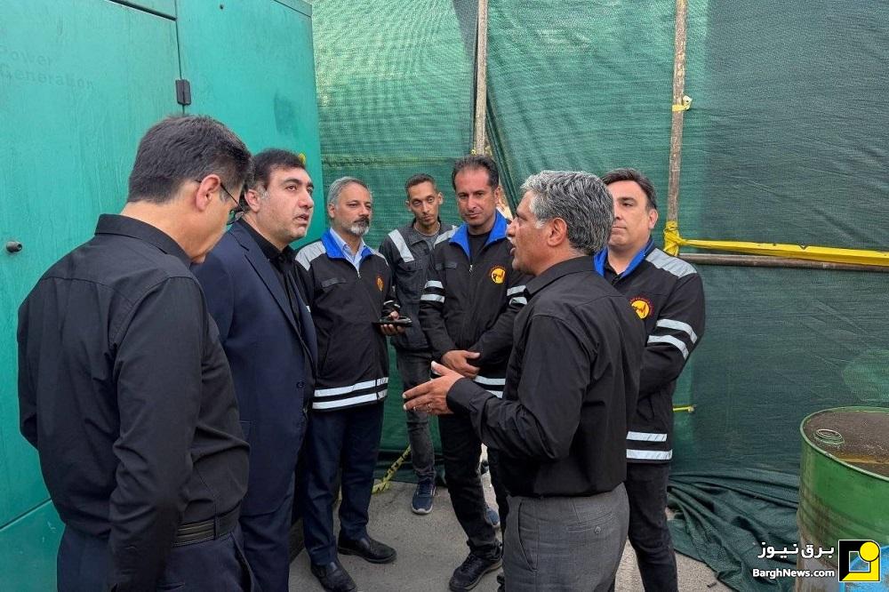 بازدید مدیرعامل توانیر و معاون مالی، پشتیبانی و مجلس وزارت نیرو از موکب‌ها و زائرسرای سعادت‌آباد