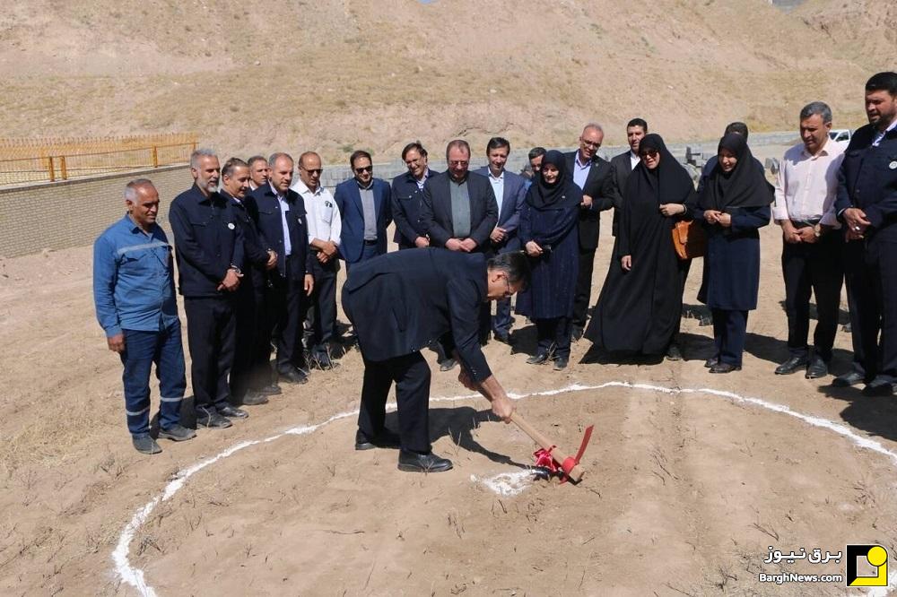 آغاز عملیات اجرایی ساختمان نگهداشت و تعمیرات توزیع برق زنجان با حضور مدیرعامل توانیر