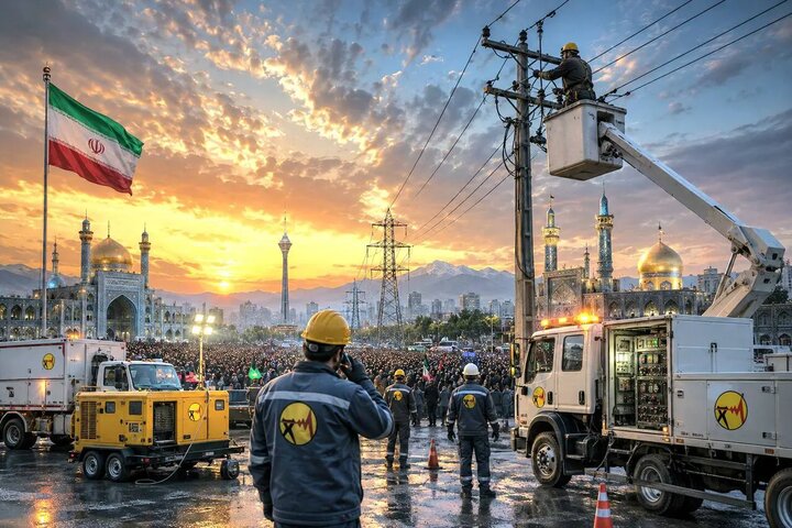 آماده‌باش کامل صنعت برق کشور برای آئین وداع با قائد شهید