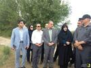 گزارش تصویری/ بازدید معاون وزیر نیرو از آب‌بندان حرم‌ده در مازندران