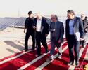گزارش تصویری/ بهره‌برداری از نیروگاه خورشیدی ۹۵ مگاواتی شمس‌آباد با حضور رئیس‌جمهور