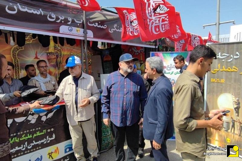 بازدید مشاور عالی وزیر نیرو از خدمات صنعت آب و برق کردستان در مرز باشماق