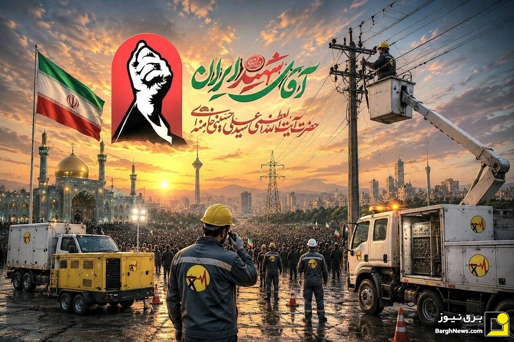 آمادگی کامل صنعت برق کشور برای پایداری شبکه در مراسم تشییع و تدفین رهبر شهید