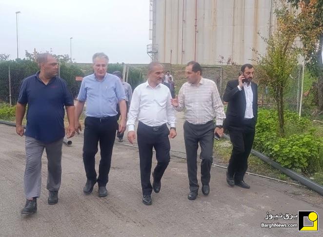 مدیرعامل شرکت برق حرارتی از نیروگاه نکا بازدید کرد