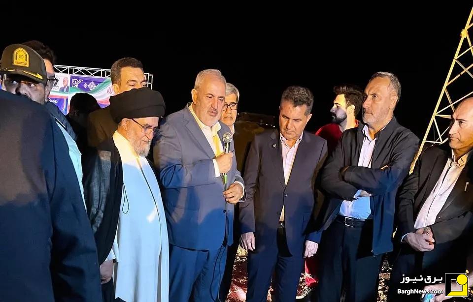 آغاز عملیات اجرایی پست ۶۳/۲۰ کیلوولت تادوان و با اعتبار ۱۵۷۵ با حضور وزیر نیرو