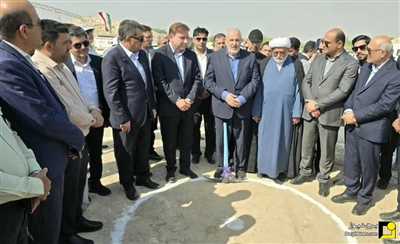 کلنگ زنی  پست ۱۳۲/۲۰ کیلوولت چاه مبارک عسلویه با اعتبار ۲ هزار میلیارد تومان با حضور وزیر نیرو