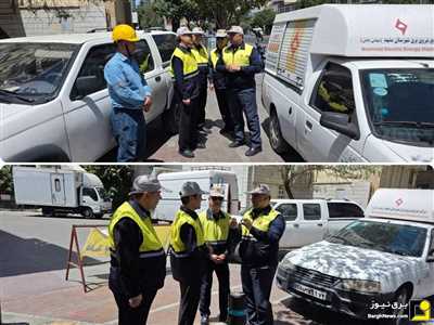 بازدید مدیرکل راهبری شبکه توزیع توانیر از گروه‌های عملیاتی توزیع برق مشهد