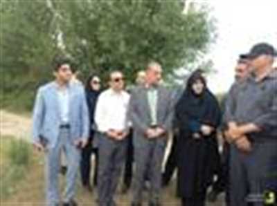 گزارش تصویری/ بازدید معاون وزیر نیرو از آب‌بندان حرم‌ده در مازندران