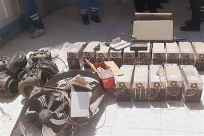 کشف و جمع‌آوری ۱۷ دستگاه ماینر در خسروشاه