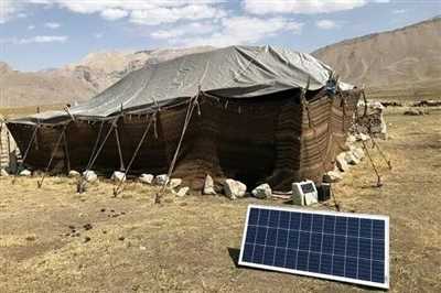 کوچ عشایر کرمانشاه با انرژی خورشیدی