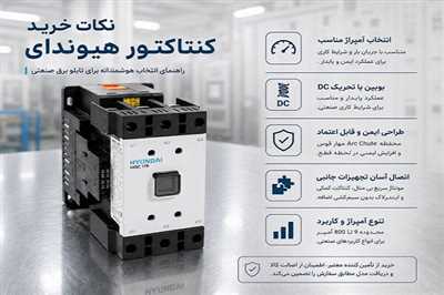 کنتاکتور هیوندای؛ انتخابی مطمئن برای تابلو برق صنعتی